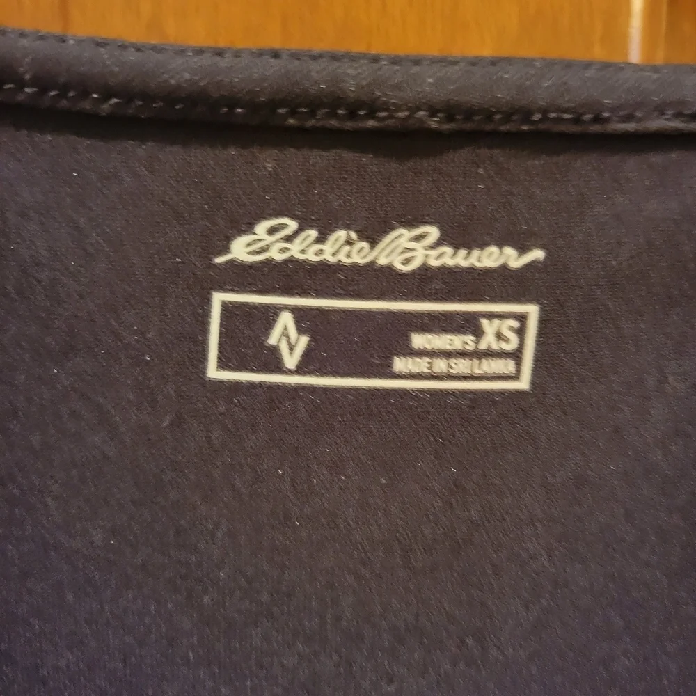 Eddie Bauer Aster Crossover Dress Black Size XS New